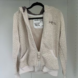 Cream Teddy Bear Jacket